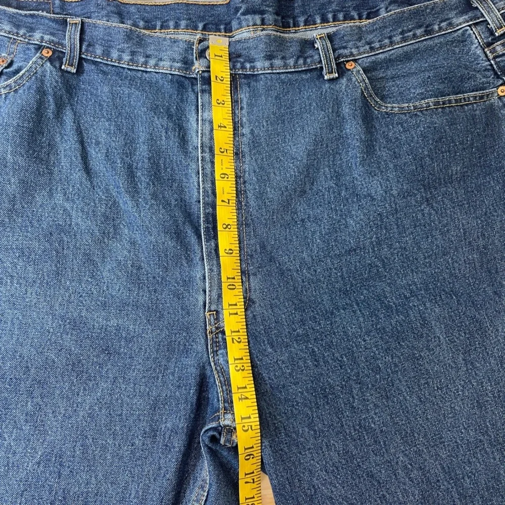 Levis 550 Relaxed Fit‎ Tapered Leg Jeans Mens 50x32 Medium Wash Blue